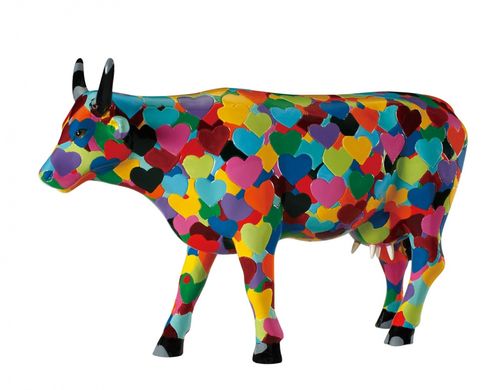 Колекційна статуетка корова Heartstanding Cow, Size L, 30*9*20 см