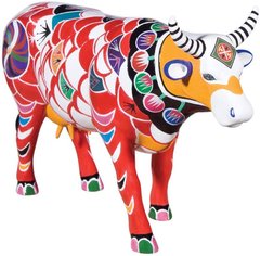 Колекційна статуетка корова "Shanghai Cow", Size L, 30*9*20 см