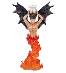 WS-1270 Свічник у стилі Фентезі "Демон вогню", 30 см