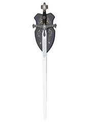 Сувенирный меч с деревянной подставкой 1240 мм C 230