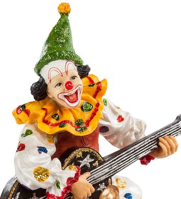 WS-676 Статуэтка "Клоун с гитарой", 12*9*15,5 см
