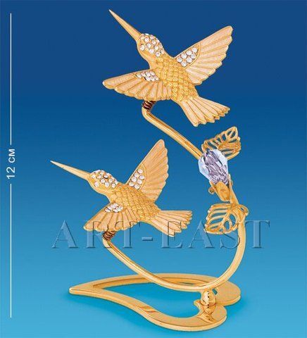 AR-4064 Композиция "Пара колибри со стразами" (Юнион)