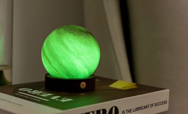 Світильник на акумуляторі Gingko AstraGlass Light MINI, піщана буря, 8 режимів освітлення | G050M-SS