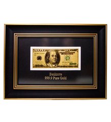 HB- 077 Панно "Банкнота 100 USD (доллар) США", 35*25 см