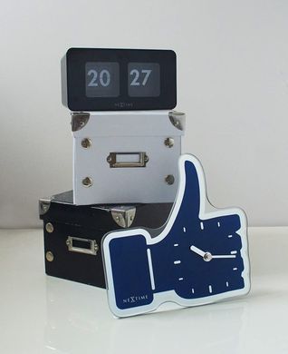 Часы настенные "Thumbs Up!", синие 23х20 см