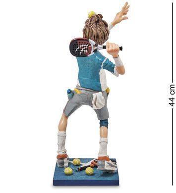 FO-85555 Статуэтка &laquo;Игрок в падел-теннис&raquo; The Padel Player. Forchino, 44 см