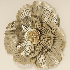 Настенный декор Цветок d74см 1008461, золотой, 74