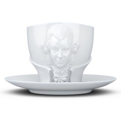 Чашка з блюдцем Tassen Моцарт (260 мл), фарфор