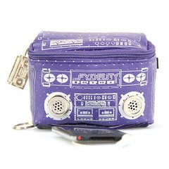 Мини-сумка с динамиками "Le Boom Box", фиолетовая