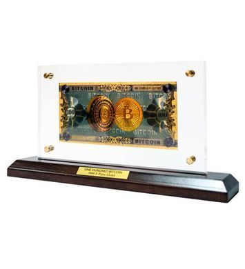 HB-049 "Банкнота ONE HUNDRED BITCOIN"