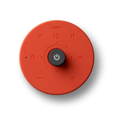Радио FM с Bluetooth-динамиком Lexon Hibi, красное, Красный