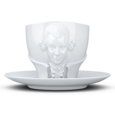Чашка з блюдцем Tassen Моцарт (260 мл), фарфор