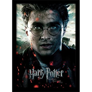 Постер в раме Harry Potter / Гарри Поттер (Deathly Hallows Part 2 - Harry) 30 х 40 см, 30*40 см