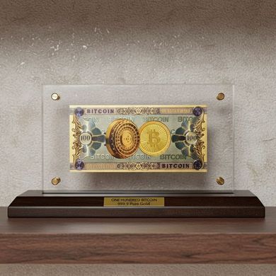 HB-049 "Банкнота ONE HUNDRED BITCOIN"