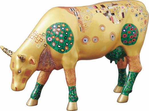 Колекційна статуетка корова Klimt Cow, Size L, 30*9*20 см