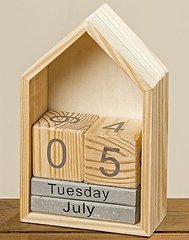 Настільний вічний календар будиночок h22см 1004254, Микс, 22
