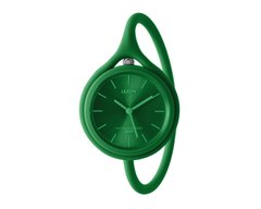 Часы универсальные Lexon Take Time с ремешком из силикона, зеленые