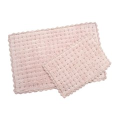 Набір килимків Irya - Garnet pembe рожевий 55*85+35*55