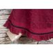 Полотенце махровое Buldans - Selcuk burgundy бордо 90*150