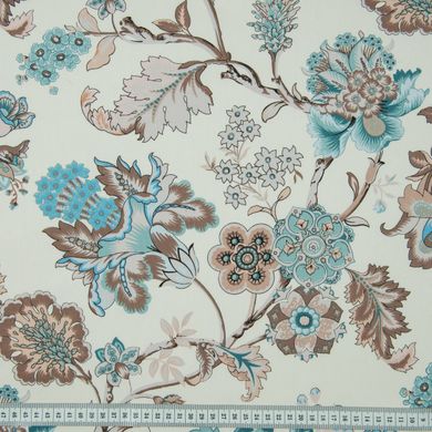 Комплект Декоративних Штор із принтом Іспанія Атлас/Сатін ANANDA Блакитний, арт. MG-146272