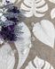 Скатерть MacroHorizon Листья Белые с акриловым покрытием водоотталкивающая (MG-164640)
