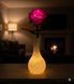 LP-11 Роза в вазочке с LED-подсветкой, Розовый