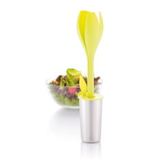 Набір для салату Tulip, сріблясто-зелений