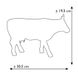Коллекционная статуэтка корова "Striped", Size L, 30*9*20 см