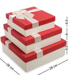 Подарочная упаковка WG-34 Набор коробок из 3шт - Вариант A (AE-301087)