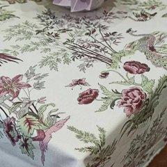 Скатерть с тефлоновым покрытием MacroHorizon Павлин Пурпурный