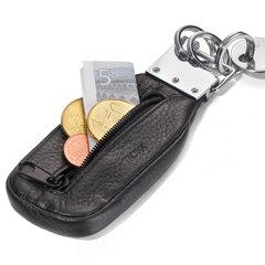 Ключница Troika Pocket Money, черная, 12 х 8 см