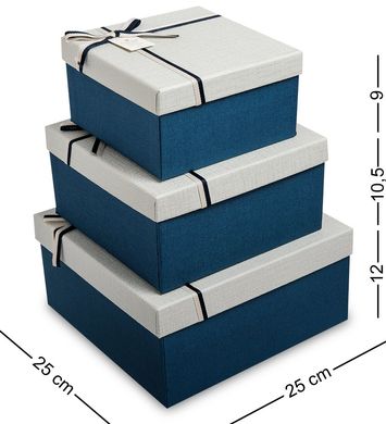 Подарункова упаковка WG-58 Набір коробок з 3шт - Варіант A (AE-301 111)