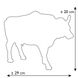 Колекційна статуетка корова Cow Parad Tanrica, Size L, 30*9*20 см