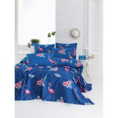 Покривало піку Lotus Home Perfect - Flamingo блакитний 160*235