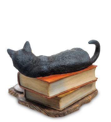 WS-843 Статуэтка &laquo;Кот на книгах&raquo; (Лиза Паркер) Veronese