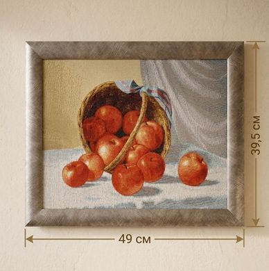 Гобеленова картина в рамці &laquo;Фрукти в кошику&raquo; 49&times;39,5 см, 49*39,5 см, 53,5*42,5 см