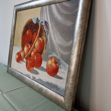 Гобеленова картина в рамці &laquo;Фрукти в кошику&raquo; 49&times;39,5 см, 49*39,5 см, 53,5*42,5 см