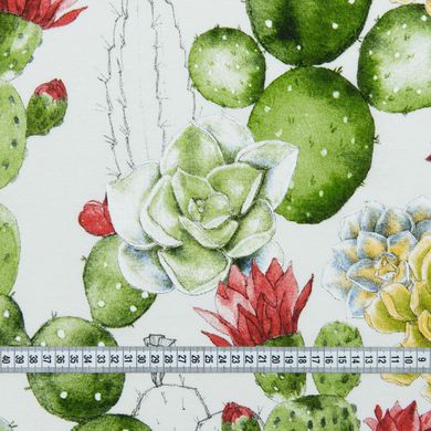 Комплект Декоративных Штор с принтом Испания Цветущие Кактусы, арт. MG-170639