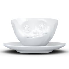 Чашка з блюдцем для кави Tassen Ласощі (200 мл), фарфор