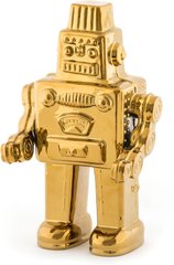 Робот фарфор, золото 30 x 17.4 см, 30 х 17.4 х 12.4 см