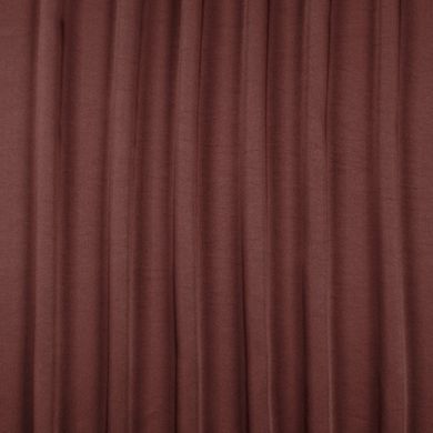 Штори Атлас декоративний Туреччина MacroHorizon Темно-Теракотовий, 170*145 см (2 шт.)
