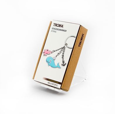 Брелок Troika Wal&Oktopus с 3 подвесками., 0.3 х 6.6 х 9.8 см