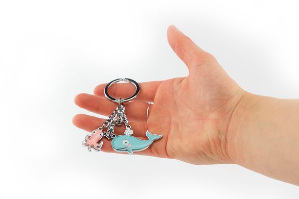 Брелок Troika Wal&Oktopus с 3 подвесками., 0.3 х 6.6 х 9.8 см
