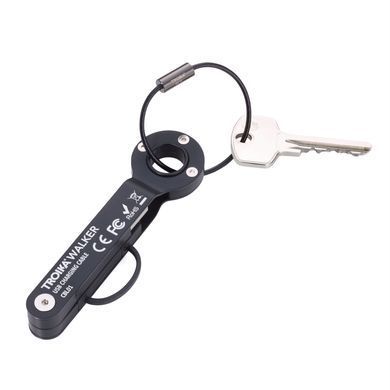 Брелок-адаптер Troika "WALKER" USB/Micro USB, Червоний