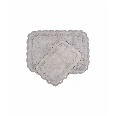 Набір килимків Irya - Darya gri сірий 60*90+40*60