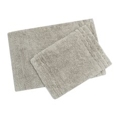 Набор ковриков Irya - Krios gri серый 40*60+55*85
