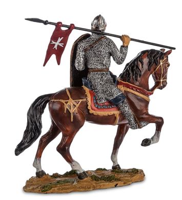 WS-818 Статуетка "Кінний лицар хрестоносець"