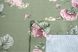 Скатертина з тефлоновим покриттям MacroHorizon Квіти Рожеві на зеленому