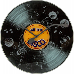 Настінний годинник "All the Disco" Ø43 см