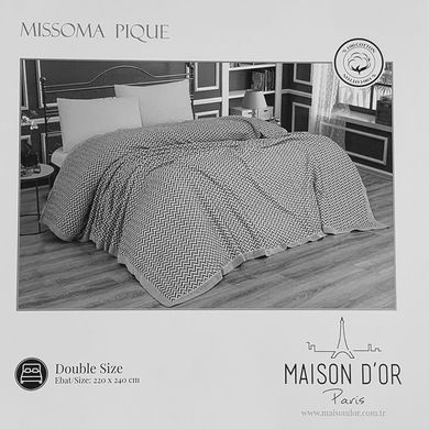 Плед - покривало Maison Dor MISSOMA ANTRASIT (220x240)